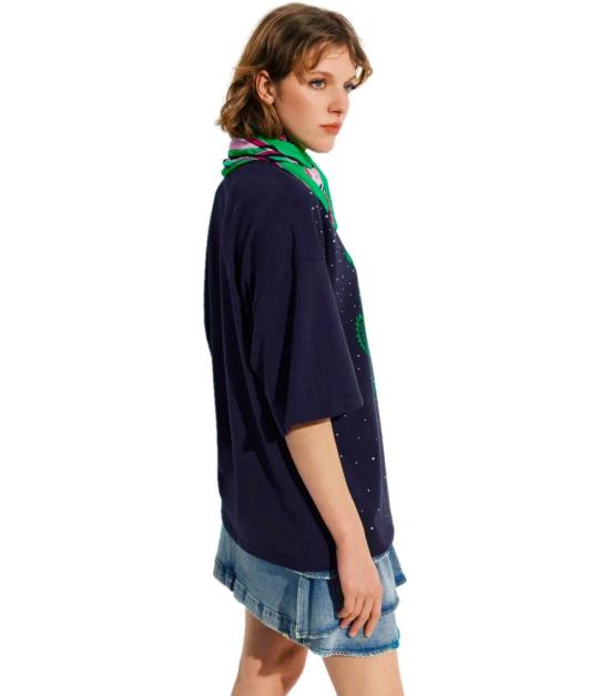 26SS 에센셜앤트워프 반팔 티셔츠 JUNKI J3PB S Blue - ESSENTIEL ANTWERP