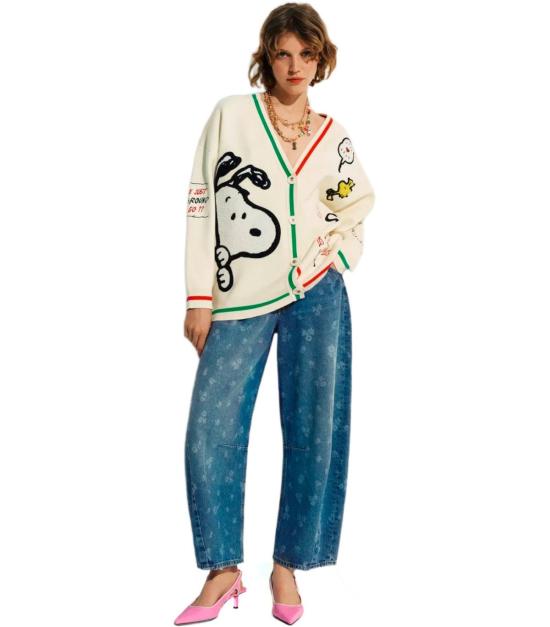 26SS 에센셜앤트워프 가디건 JASEBALL J1OW XS Ivory - ESSENTIEL ANTWERP