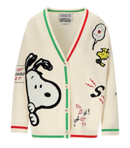 26SS 에센셜앤트워프 가디건 JASEBALL J1OW XS Ivory
