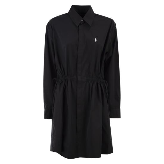 26SS 폴로 랄프로렌 미디 원피스 211B19986 BLACK