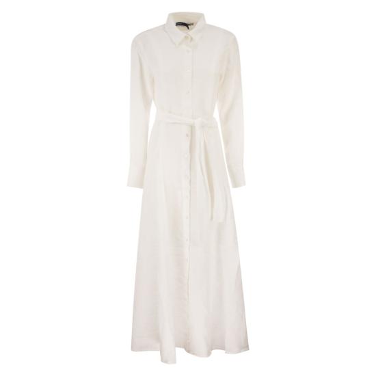 26SS 폴로 랄프로렌 롱 원피스 211B19141 WHITE