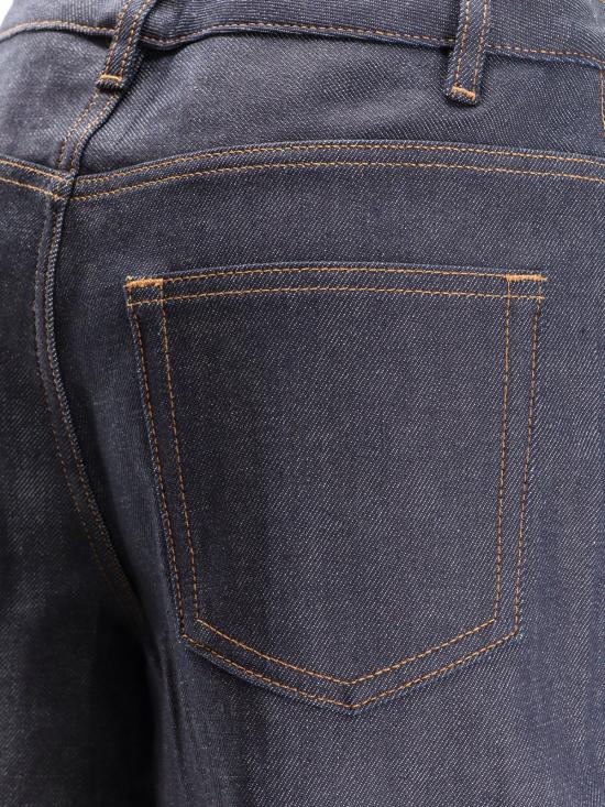  아페쎄 데님 팬츠 A.P.C. 하이웨이스트 스트레이트 플레어 진 (블루) - A.P.C.