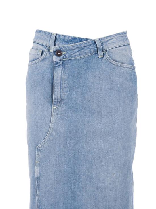  돈답 데님 스커트 돈덥 코튼  블루