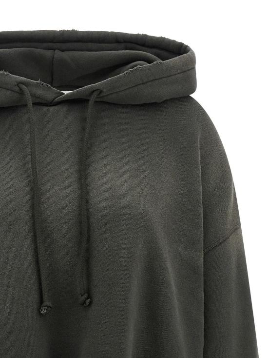  골든구스 후드 티셔츠 골든 구스 스타 코튼 후드티 스웨트셔츠 그레이 - GOLDEN GOOSE