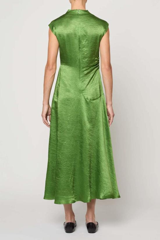  아뜰리에 델핀 롱 원피스 아틀리에 델핀 트위스티드 드레스 그래스 그린 - ATELIER DELPHINE