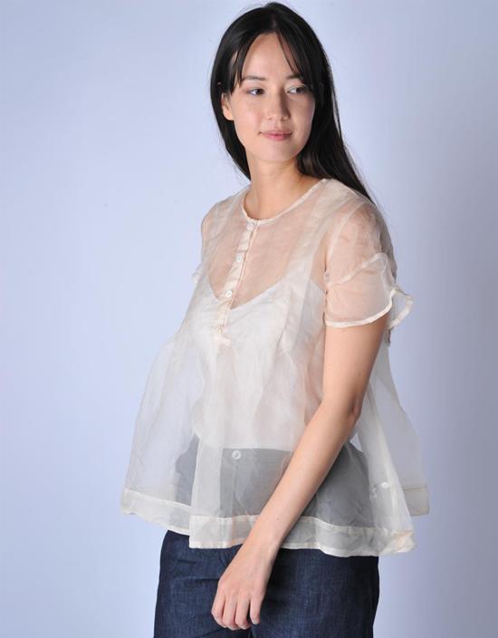  술라 클로딩 LTD 블라우스 술라 클로딩 주식회사 에그노그 오르간자 돌  크림 - SULA CLOTHING LTD.