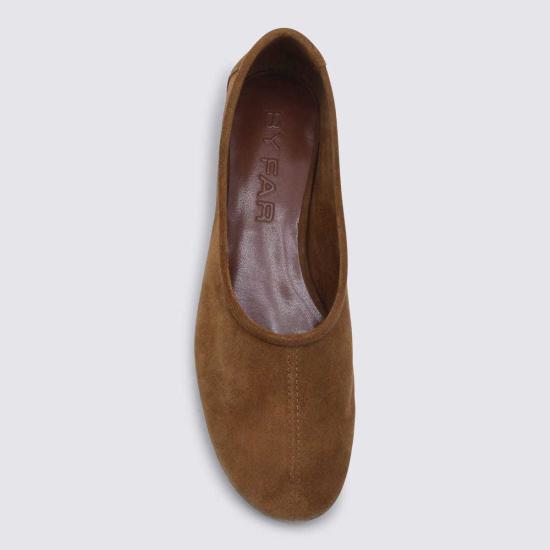  바이파 플랫 슈즈 바이 파 르 솔 플랫 썸머 탄 - BY FAR