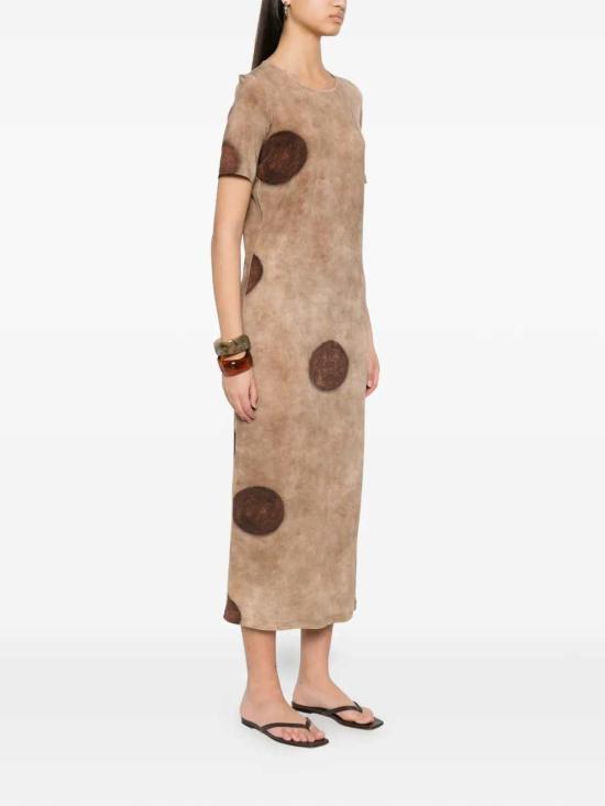 26SS 우마 왕 숏 원피스 UW5033 UW506 NUDE BROWN - UMA WANG