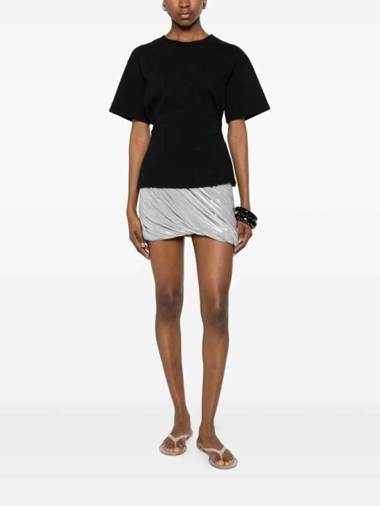 26SS 노마카말리 미디 스커트 ST126SLMT94058 SILVER - NORMA KAMALI