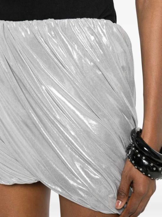 26SS 노마카말리 미디 스커트 ST126SLMT94058 SILVER - NORMA KAMALI