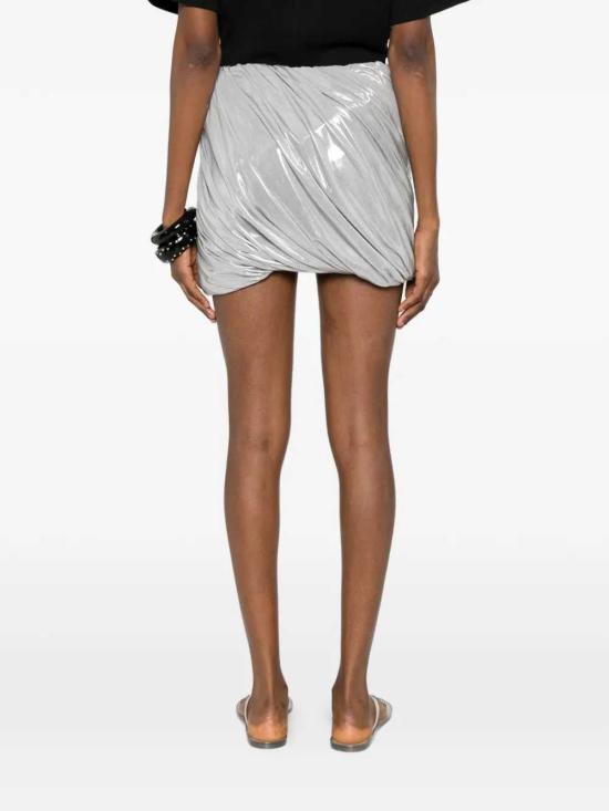 26SS 노마카말리 미디 스커트 ST126SLMT94058 SILVER - NORMA KAMALI