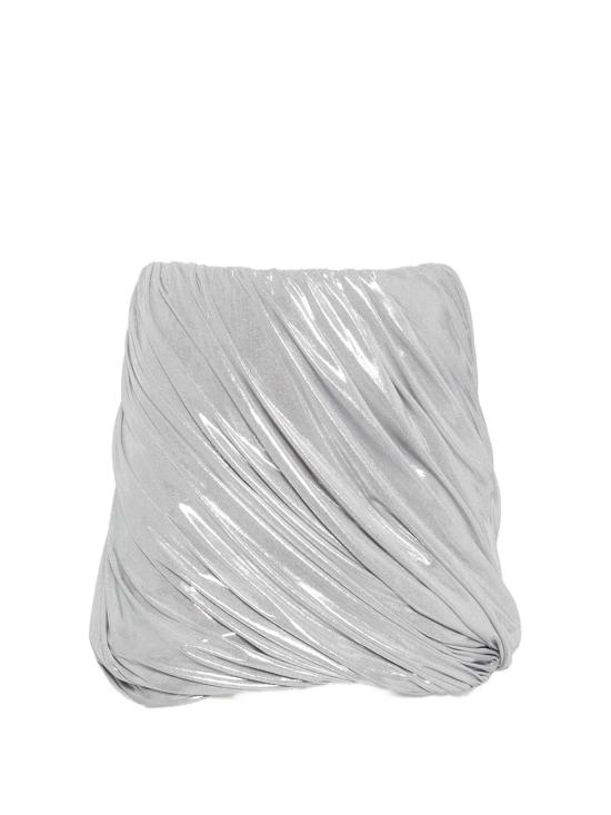 26SS 노마카말리 미디 스커트 ST126SLMT94058 SILVER