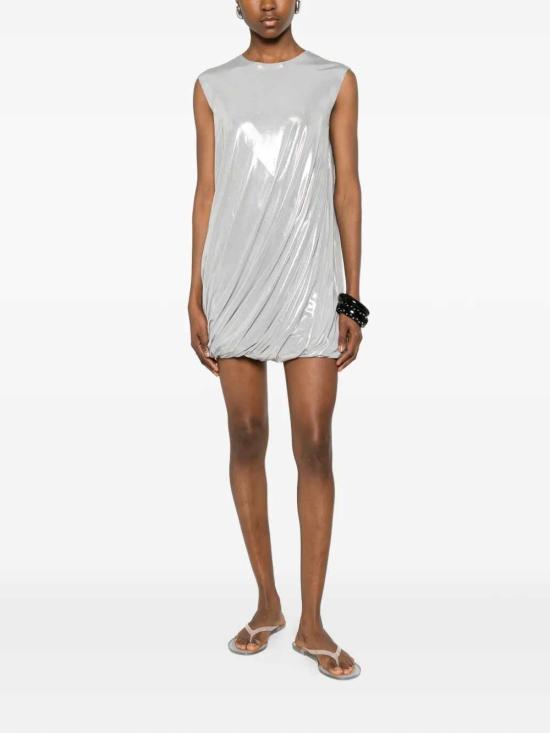 26SS 노마카말리 숏 원피스 ST1263LM198058 SILVER - NORMA KAMALI