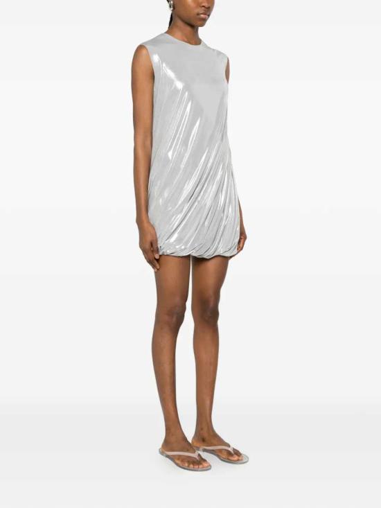 26SS 노마카말리 숏 원피스 ST1263LM198058 SILVER - NORMA KAMALI