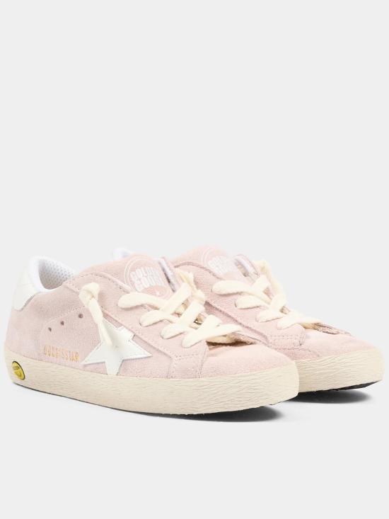  [키즈] 골든구스 스니커즈 골든 구스 슈퍼스타 주니어 키즈 스니커즈 핑크 & 퍼플 - GOLDEN GOOSE