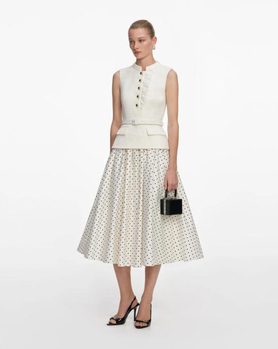 26SS 셀프 포트레이트 롱 원피스 SS26031MC CREAM - SELF PORTRAIT