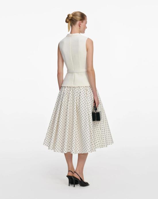 26SS 셀프 포트레이트 롱 원피스 SS26031MC CREAM - SELF PORTRAIT