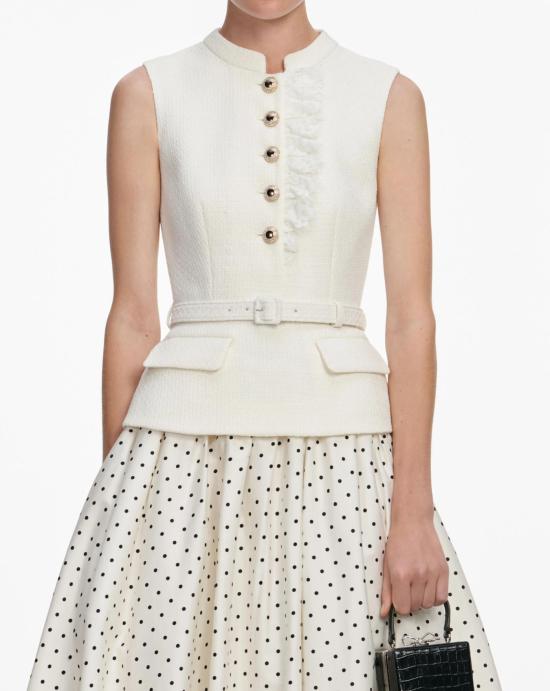 26SS 셀프 포트레이트 롱 원피스 SS26031MC CREAM - SELF PORTRAIT