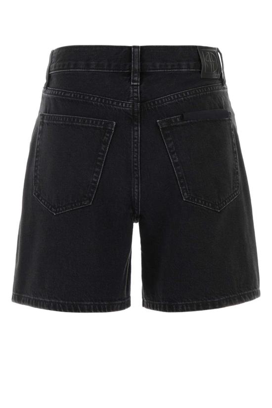  애니빙 데님 숏팬츠 아니네 빙 블랙 데님 반바지 - ANINE BING