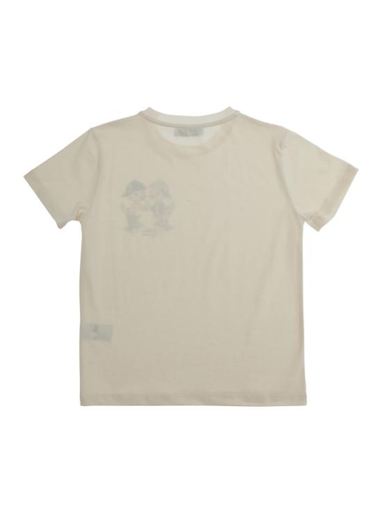  [키즈] 골든구스 티셔츠 골든 구스 크루넥 티셔츠 (앞면 프린트, 흰색) 아동용 - GOLDEN GOOSE