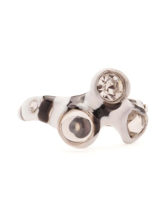  콜리나 스트라다 반지 Collina Strada 얼룩말 스트라이프 플로렌스 - COLLINA STRADA