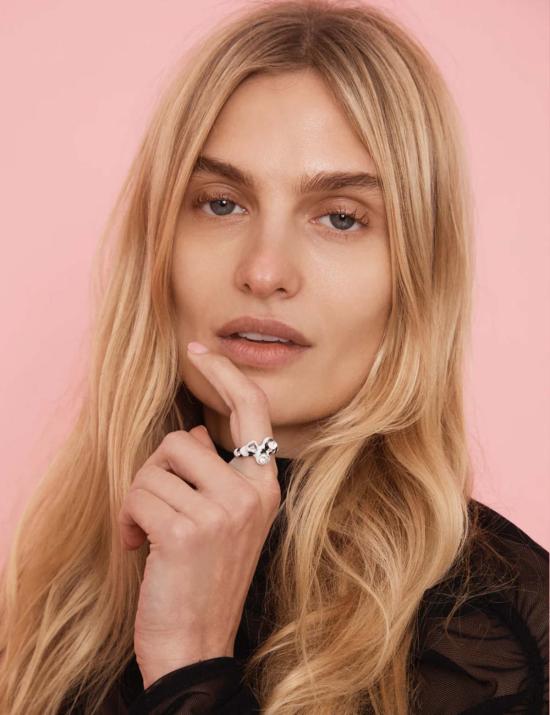  콜리나 스트라다 반지 Collina Strada 얼룩말 스트라이프 플로렌스 - COLLINA STRADA