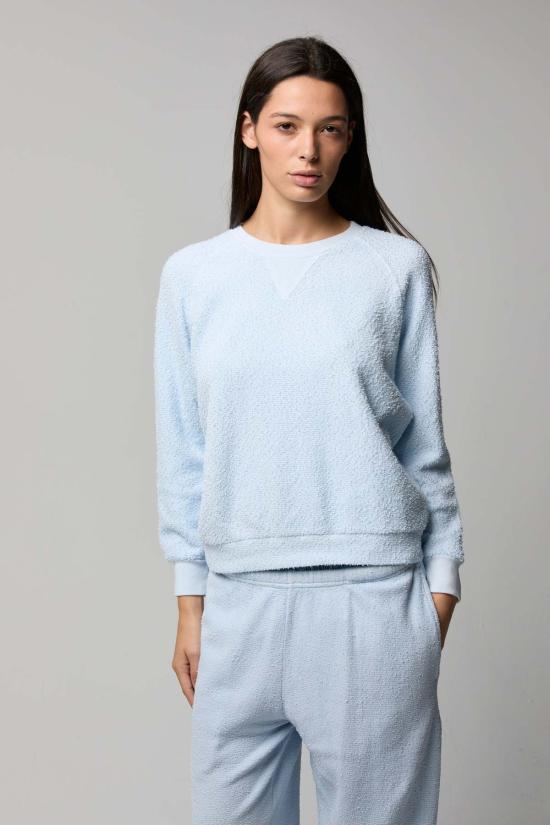  아셀 스웨터 애셔 아그네스 부클 크루넥 스웨트셔츠