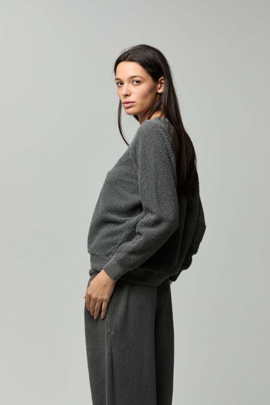  아셀 스웨터 애셔 아그네스 부클 크루넥 스웨트셔츠 - ASHER