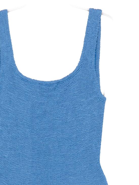 26SS 훈자 지 원피스 수영복 S SQUARE CRMETALLICDENIM 494 - HUNZA G