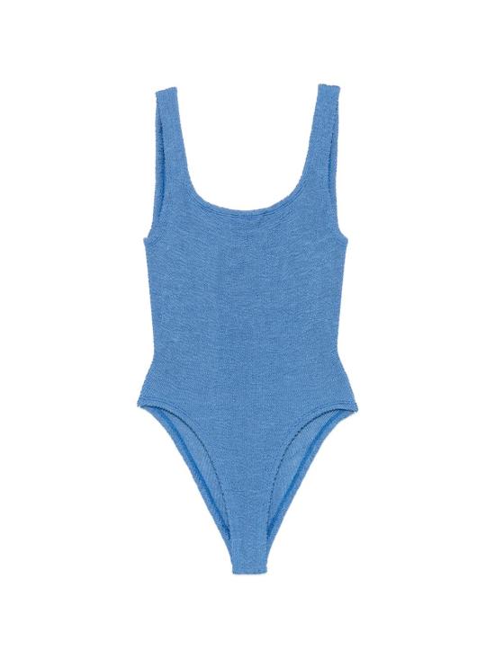 26SS 훈자 지 원피스 수영복 S SQUARE CRMETALLICDENIM 494