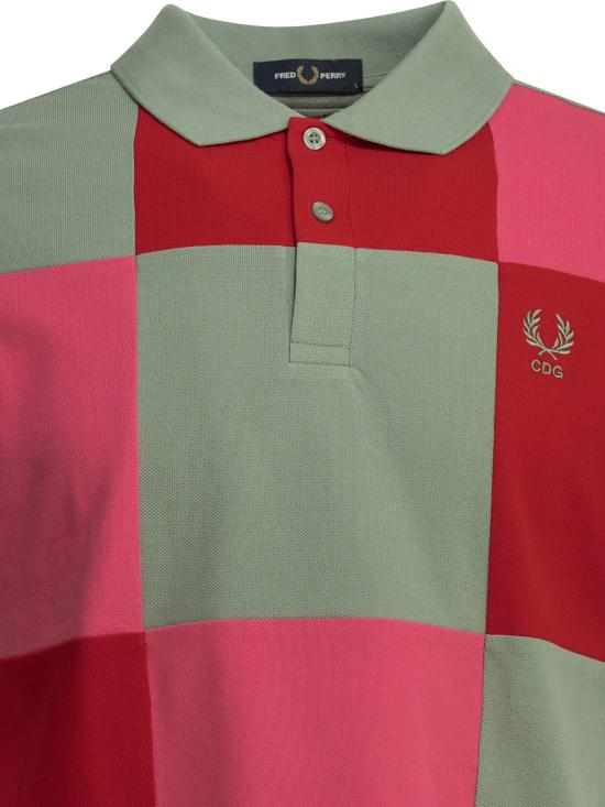 26SS 꼼데가르송 폴로 티셔츠 FQT501S262KHAKIMIX - COMME DES GARCONS