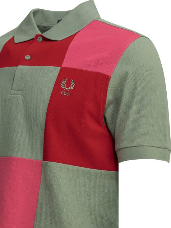 26SS 꼼데가르송 폴로 티셔츠 FQT501S262KHAKIMIX - COMME DES GARCONS