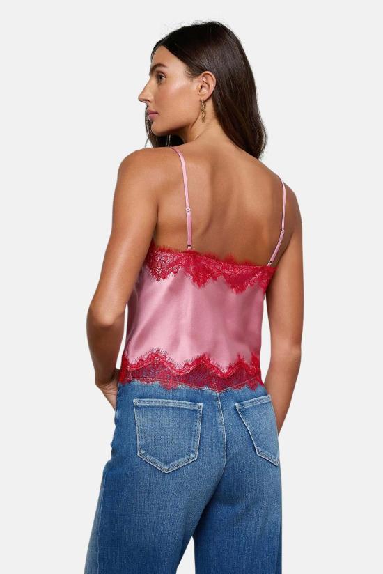  라장스 캐미솔 킴버 실크 레이스 - L'AGENCE