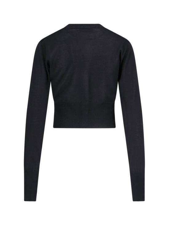  비비안웨스트우드 가디건 비비안 웨스트우드 크롭  블랙 - VIVIENNE WESTWOOD