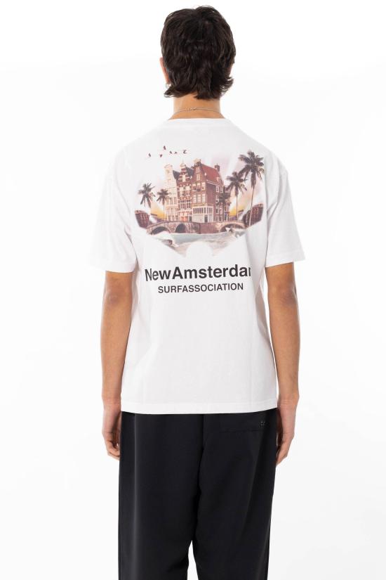 26SS 뉴 암스테르담 서프 어쏘시에이션 반팔 티셔츠 2601074001 WHITE White - NEW AMSTERDAM SURF ASSOCIATION