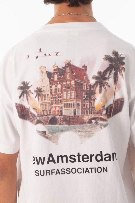 26SS 뉴 암스테르담 서프 어쏘시에이션 반팔 티셔츠 2601074001 WHITE White - NEW AMSTERDAM SURF ASSOCIATION