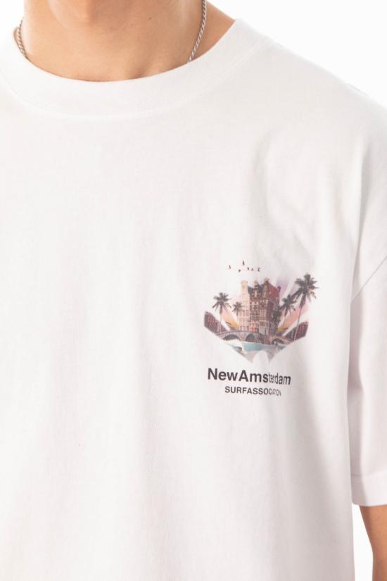 26SS 뉴 암스테르담 서프 어쏘시에이션 반팔 티셔츠 2601074001 WHITE White - NEW AMSTERDAM SURF ASSOCIATION