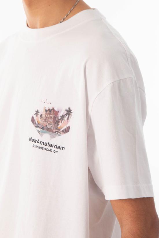 26SS 뉴 암스테르담 서프 어쏘시에이션 반팔 티셔츠 2601074001 WHITE White - NEW AMSTERDAM SURF ASSOCIATION