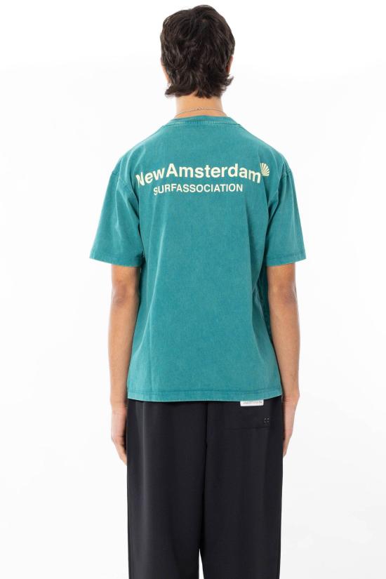 26SS 뉴 암스테르담 서프 어쏘시에이션 반팔 티셔츠 2601064002 SEA GREEN YELLO Green - NEW AMSTERDAM SURF ASSOCIATION