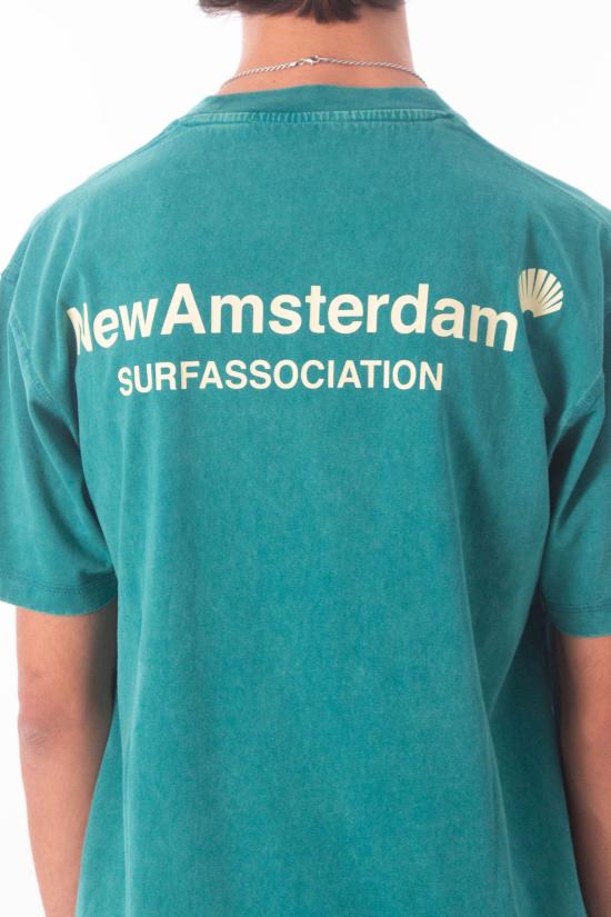 26SS 뉴 암스테르담 서프 어쏘시에이션 반팔 티셔츠 2601064002 SEA GREEN YELLO Green - NEW AMSTERDAM SURF ASSOCIATION