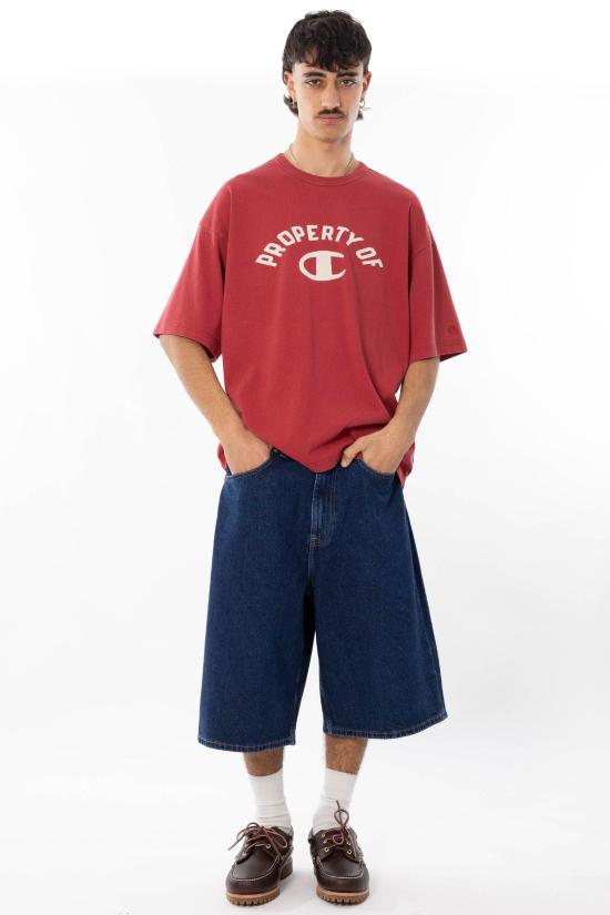 26SS 챔피온 반팔 티셔츠 222338 RS014 Rosso - CHAMPION
