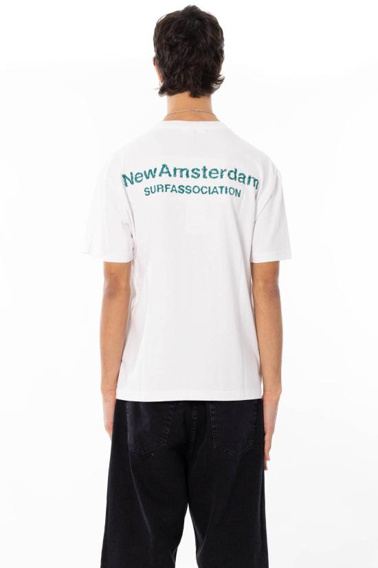 26SS 뉴 암스테르담 서프 어쏘시에이션 반팔 티셔츠 2601063001 WHITE SEA GREEN White - NEW AMSTERDAM SURF ASSOCIATION