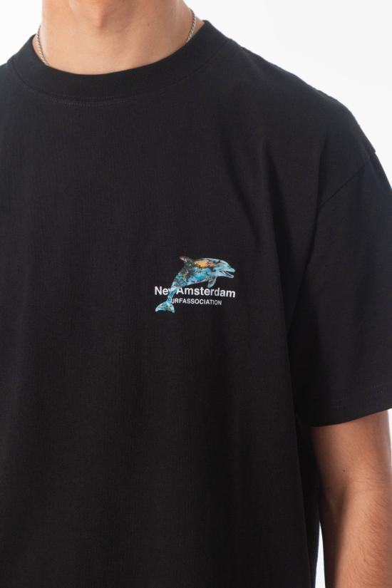 26SS 뉴 암스테르담 서프 어쏘시에이션 반팔 티셔츠 2601081001 BLACK - NEW AMSTERDAM SURF ASSOCIATION