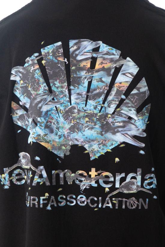 26SS 뉴 암스테르담 서프 어쏘시에이션 반팔 티셔츠 2601081001 BLACK - NEW AMSTERDAM SURF ASSOCIATION