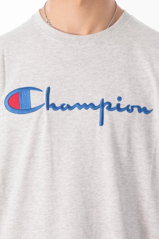 26SS 챔피온 반팔 티셔츠 221339 EM004 Grey - CHAMPION