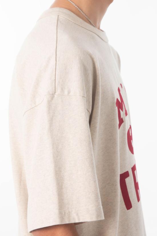 26SS 챔피온 반팔 티셔츠 222338 MM007 Beige - CHAMPION