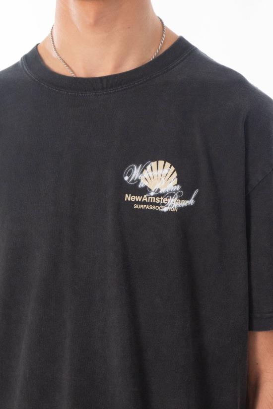 26SS 뉴 암스테르담 서프 어쏘시에이션 반팔 티셔츠 2601079002 ANTRACITE - NEW AMSTERDAM SURF ASSOCIATION