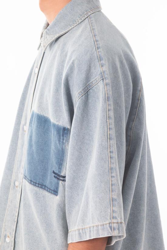 26SS 뉴 암스테르담 서프 어쏘시에이션 반팔 셔츠 2601016001 LIGHT BLUE WASH Blue - NEW AMSTERDAM SURF ASSOCIATION