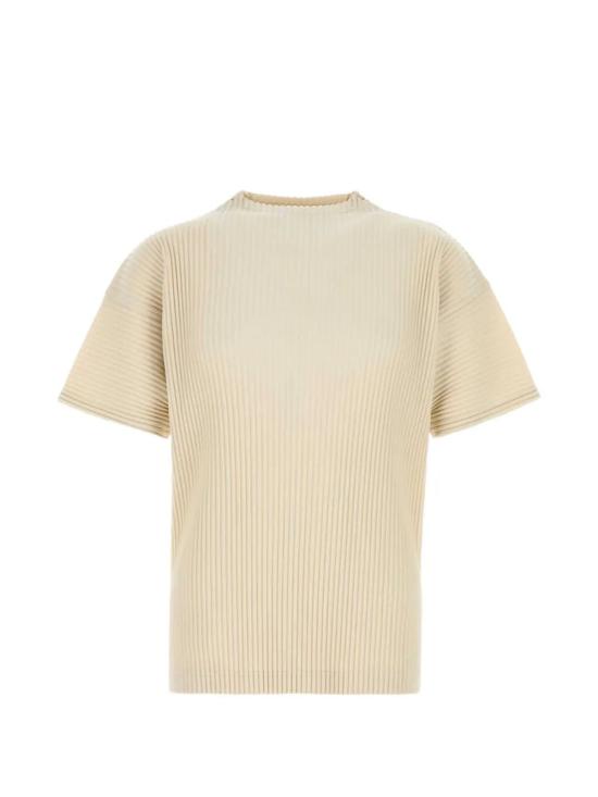 26SS 옴므 플리세 이세이 미야케 반팔 티셔츠 HP66JK03342 BEIGE