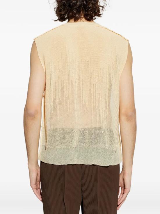 26SS 옴므 플리세 이세이 미야케 니트 베스트 HP66KE28841 BEIGE - HOMME PLISSE' ISSEY MIYAKE